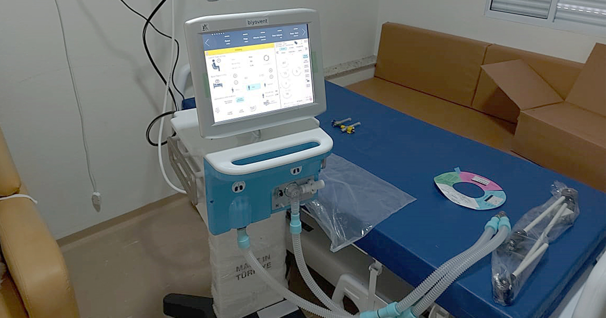 Hospital de Serra Negra recebe dois ventiladores pulmonares por intermédio da Prefeitura