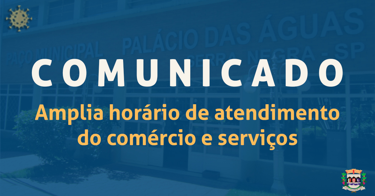 Comércio e serviços de Serra Negra já podem funcionar oito horas a partir de sexta-feira, dia 21