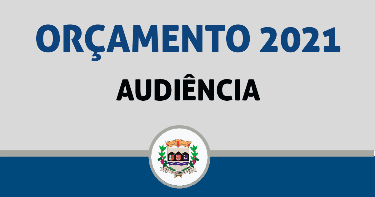 Orçamento municipal 2021 de Serra Negra será debatido dia 18 de setembro, em audiência pública